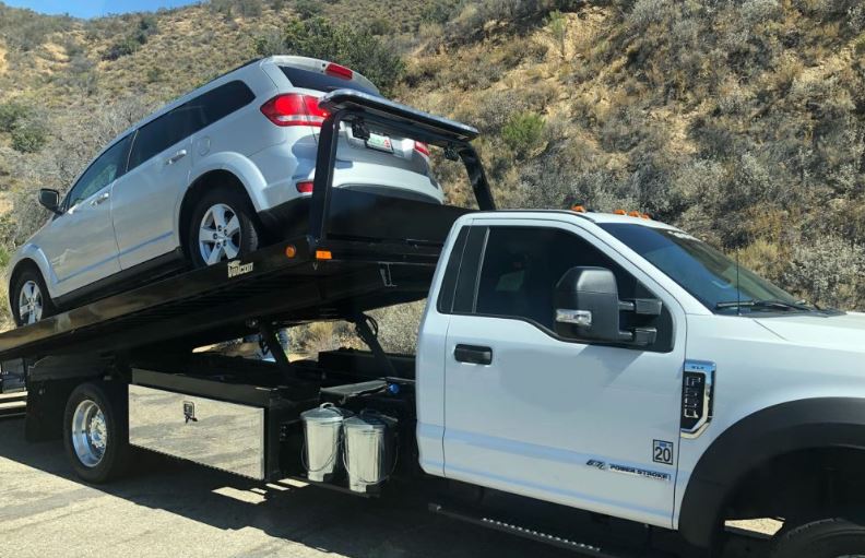 flatbed towing